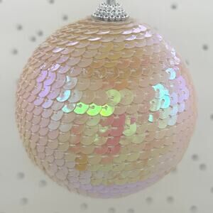 Christmas Ornament - Sequine Ball - Perfect Condidtion